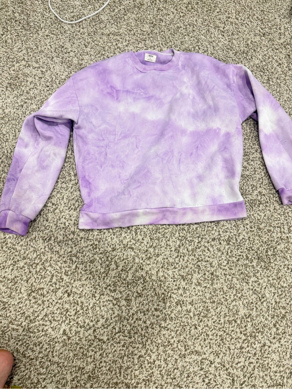 Tie-Dye Lavender Crewneck Sweatshirt - Ardene M